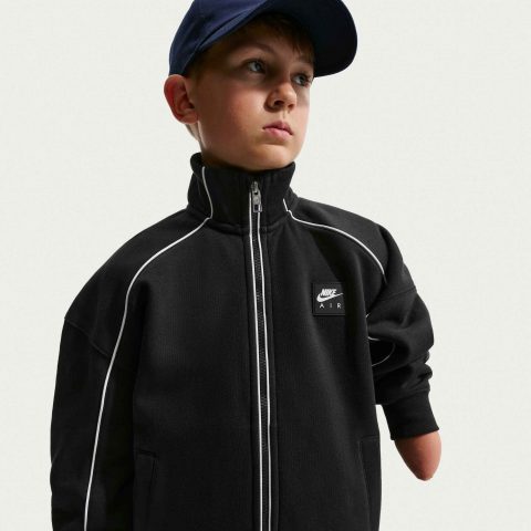 NIKE AIR FZ BLACK WHITE JR 