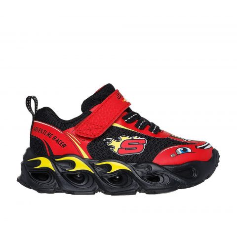 SKECHERS THERMO-FLASH - WHEEL LIGHTS BLACK RED TD