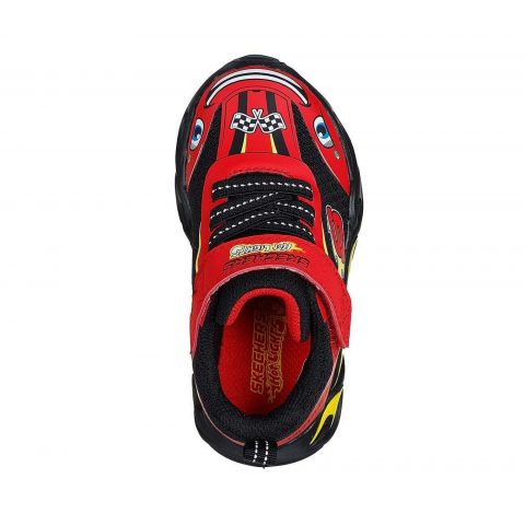 SKECHERS THERMO-FLASH - WHEEL LIGHTS BLACK RED TD