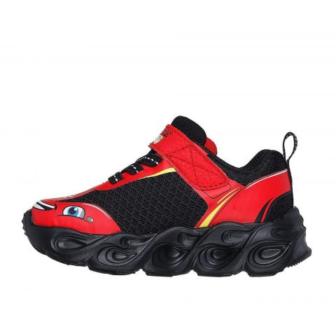 SKECHERS THERMO-FLASH - WHEEL LIGHTS BLACK RED TD
