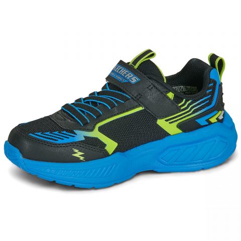 SKECHERS LIGHT STORM 3 BLACK BLUE PS JR