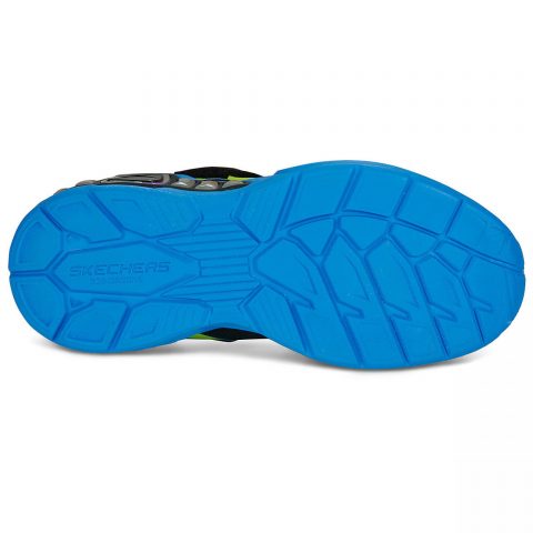 SKECHERS LIGHT STORM 3 BLACK BLUE PS JR