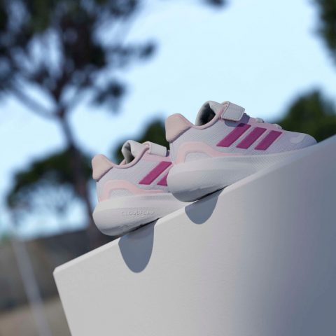 ADIDAS RUNFALCON 5 EL WHITE PINK TD 