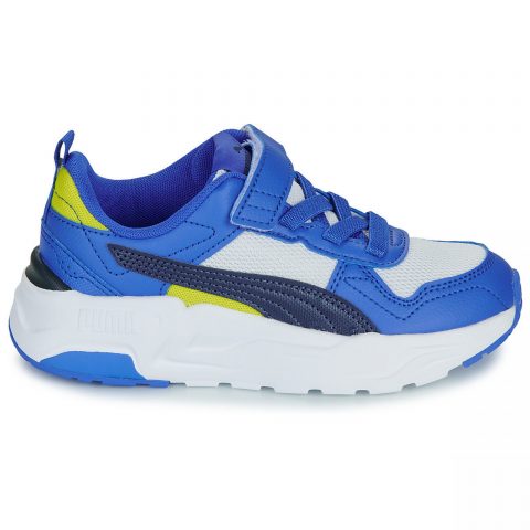 PUMA TRINITY 2 LT BLUE WHITE BLACK PS JR 