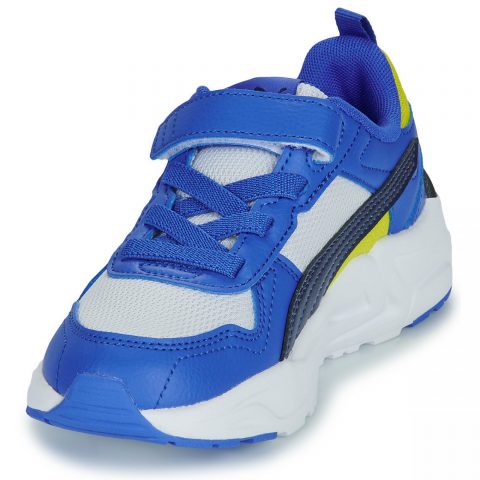 PUMA TRINITY 2 LT BLUE WHITE BLACK PS JR 