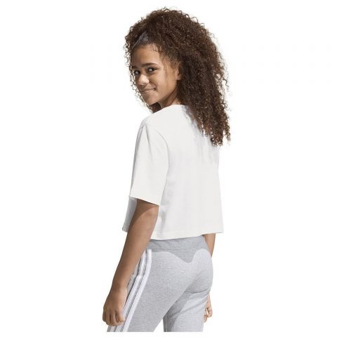 ADIDAS CROP TS GLAM WHITE JR 