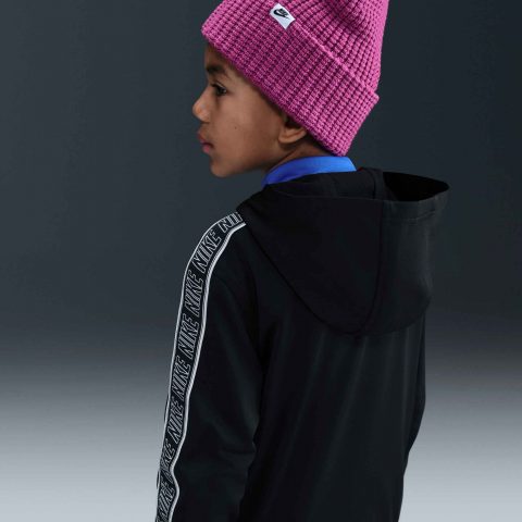 NIKE FZ HOODY DF CLUB+POLY BLACK JR 