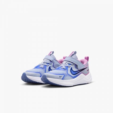 NIKE COSMIC RUNNER GREY PINK PURPLE PS JR 