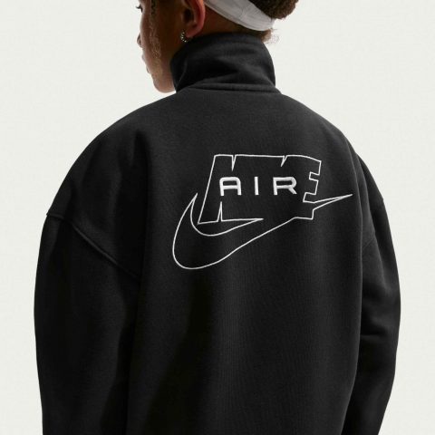 NIKE AIR FZ BLACK WHITE JR 