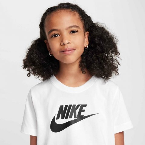 NIKE TS NSW WHITE BLACK JR 
