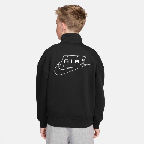 NIKE AIR FZ BLACK WHITE JR 