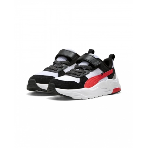 PUMA TRINITY 2 LT MID 90s WHITE RED BLACK PS JR 
