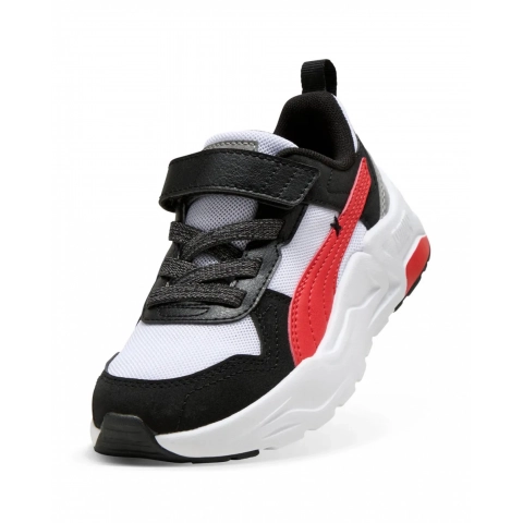 PUMA TRINITY 2 LT MID 90s WHITE RED BLACK PS JR 
