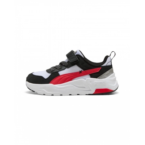 PUMA TRINITY 2 LT MID 90s WHITE RED BLACK PS JR 