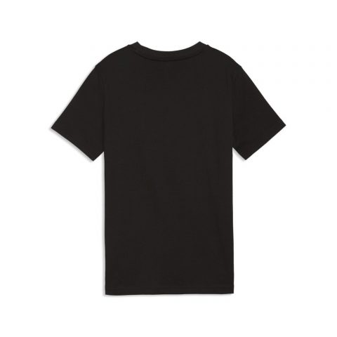 PUMA TS ESS LOGO COTTON BLACK WHITE JR