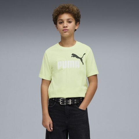 PUMA TS ESS LOGO COTTON APPLE SPRITZ JR