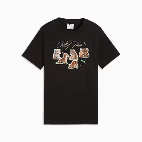 PUMA TS GRAPHIC KITTY BLACK JR 