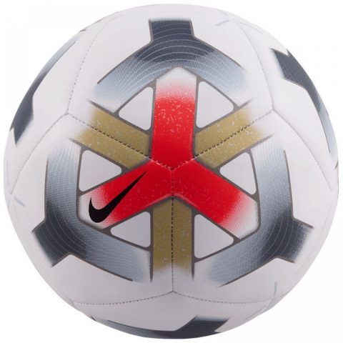 NIKE FOOTBALL PITCH WHITE GOLD RED 