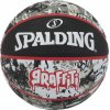 SPALDING SPALDING BB GRAFFITI Sz7 BLACK RED