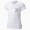 PUMA PUMA TS ESS LOGO WHITE SILVER JR