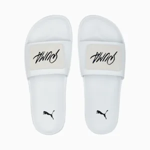 PUMA PUMA SLIDES LEADCAST 2.0 PLAY WHITE BLACK MAN