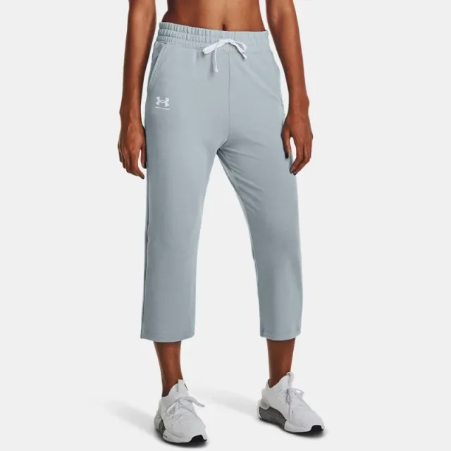 UNDER ARMOUR UNDER ARMOUR PANT CROP RIVAL TERRY FLARE GREY WMNS