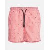 PRODUKT PRODUKT SWIM SHORTS HOT CORAL SHIP STRIPES MAN