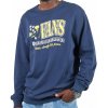 VANS VANS CREW TOP NOTED BLUE YELLOW  MAN