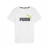 PUMA PUMA TS ESSENTIALS+ LOGO COTTON WHITE LIME JR