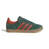 ADIDAS ADIDAS GAZELLE GUM SOLE GREEN RED JR