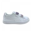 PUMA PUMA SMASH 3.0 V WHITE PURPLE GLITTER PS JR 