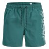 JACK & JONES  JACK & JONES SWIM SHORTS LOGO GREEN JR