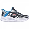 SKECHERS SKECHERS BRISK-BEAMS BLACK BLUE SILVER TD