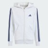 ADIDAS ADIDAS FZ HOODY FL GREY BLUE JR 