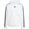 ADIDAS ADIDAS HOODY FL ESS 3S WHITE BLACK MAN 