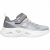 SKECHERS SKECHERS SOLA GLOW 2.0-DAZZ GREY WHITE PS JR 