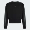 ADIDAS ADIDAS CREW NECK SATIN 3S BLACK JR 