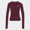 ADIDAS ADIDAS LONG SLEEVE WORKOUT CONTOUR RED WMNS 