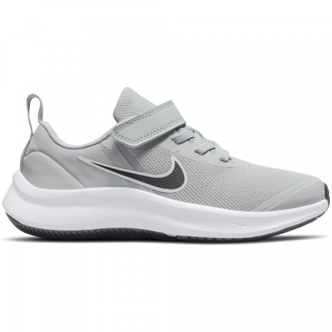 NIKE STAR RUNNER 3 LIGHT GREY BLACK PS JR