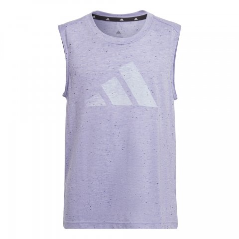ADIDAS TANK TOP 3BAR NUDE PURPLE HEATHER JR