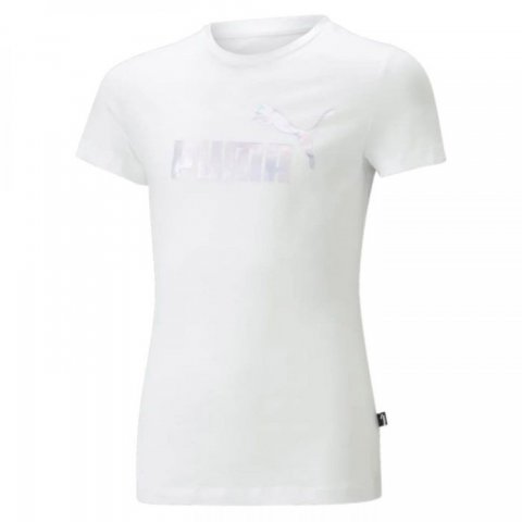 PUMA TS ESS+NOVA SHINE LOGO WHITE JR
