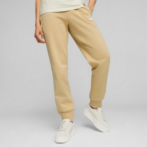 PUMA PANT ESS FL LOGO SAND BEIGE WMNS
