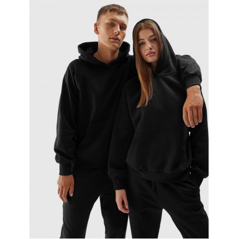4F HOODY FL BLACK WMNS