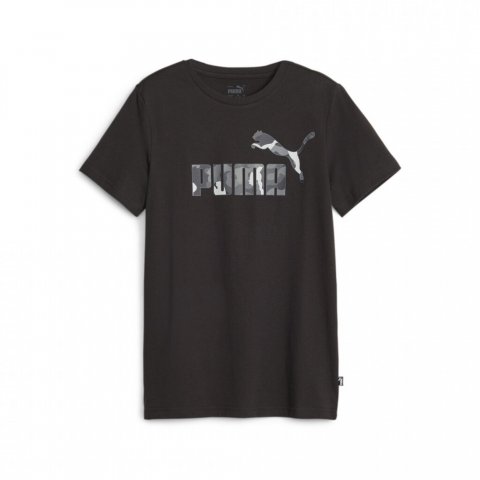 PUMA TS ESS+ LOGO CAMO BLACK JR