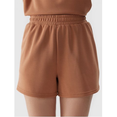 4F SHORTS SWEAT MODAL BROWN WMNS