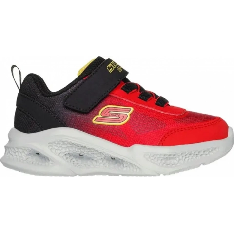 SKECHERS METEOR RED BLACK TD