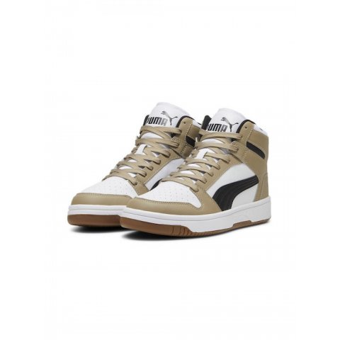 PUMA REBOUND V6 HI CHAKI BLACK WHITE MAN