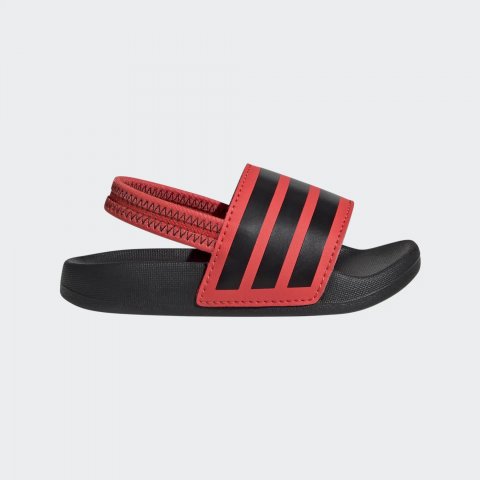 ADIDAS SLIDES ADILETTE ESTRAP BLACK RED TD 