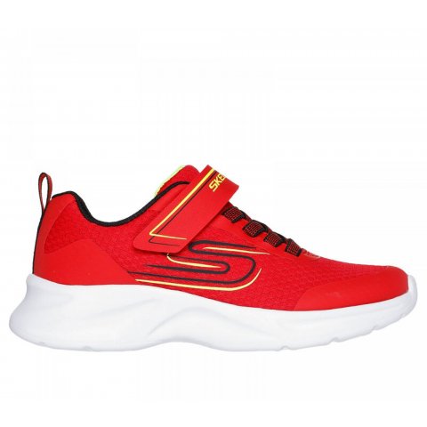 SKECHERS DYNAMATIC SWIFT TREAD RED YELLOW PS JR 