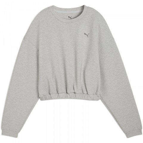 PUMA CREW NECK CLOUDSPUN LIGHT GREY WMNS 
